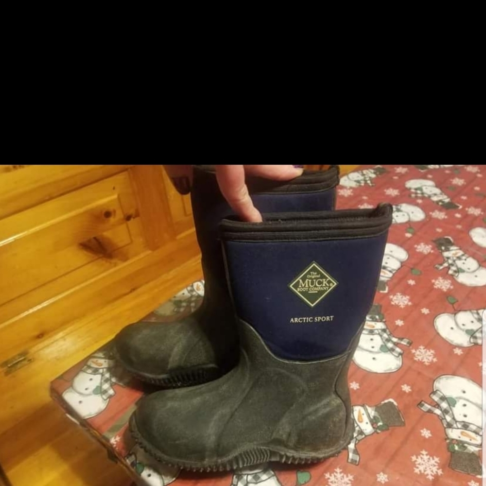 Kids arctic sport muck boots 12